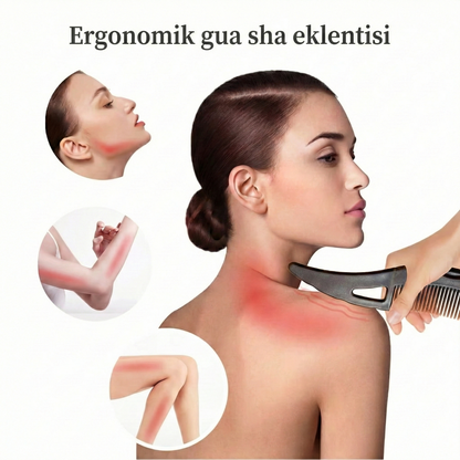 mozmor™ Kepek Giderici Anti-statik Gua Sha Masaj Tarağı